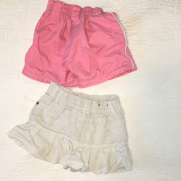 Little girls sz 6 two piece shorts skort - Picture 3 of 3